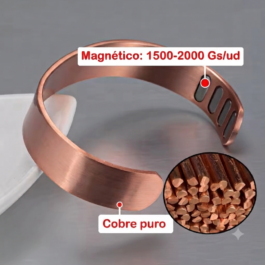 Pulsera Cobre con Imanes | Energía Sanación