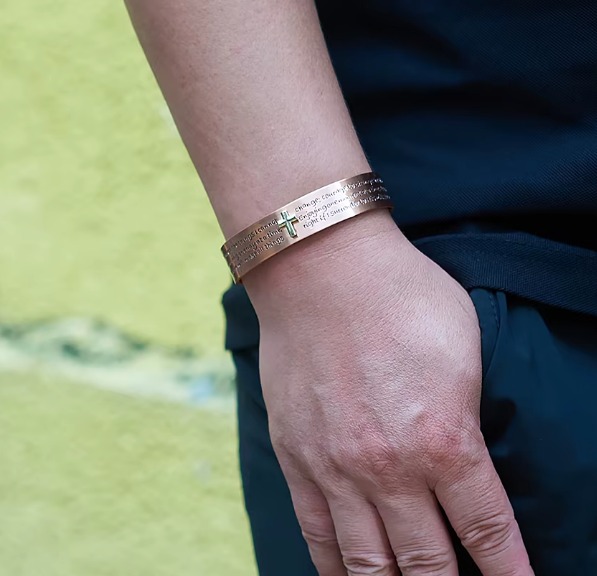 Pulsera Cobre Cruz con Imanes | Energía Sanación - Imagen 3