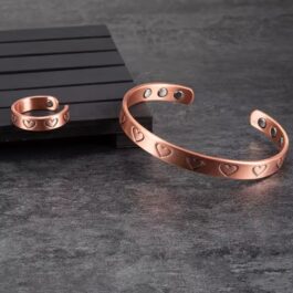Pulsera + Anillo Cobre Magnéticos | Energía Sanación
