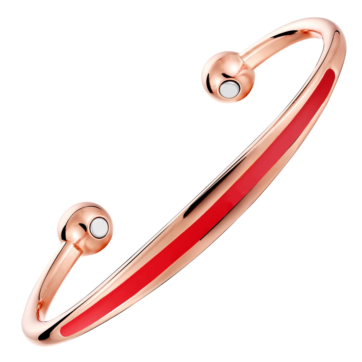 Pulsera Cobre con Imanes Colores | Energía Sanación - Imagen 3