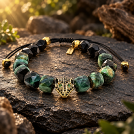 Pulsera Ojo de Tigre Verde — Protección, Confianza y Prosperidad