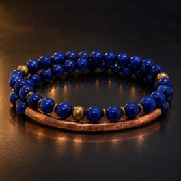 Pulsera Cobre & Lapislázuli