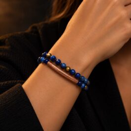 Pulsera Cobre & Lapislázuli