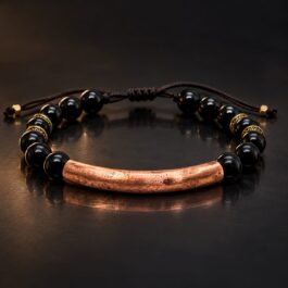 Pulsera Cobre | Ónix & Turmalina Negra